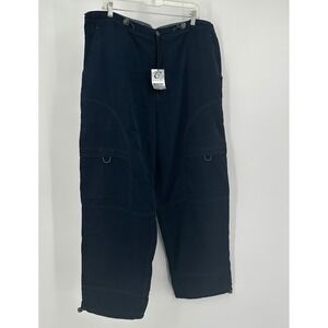 Claudio Nucci Y2K Streetwear Mens Wide Leg Cargo Pants Size 38/40 Baggy